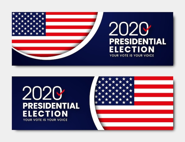 2020 us presidential election - banners