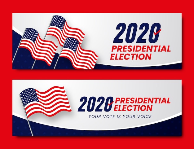 Elezioni presidenziali americane del 2020 - striscioni