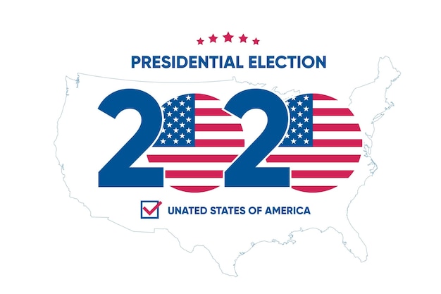 2020 us presidential election wallpaper design