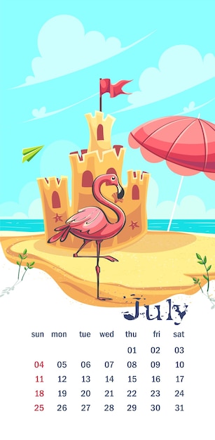2021 Calendar July