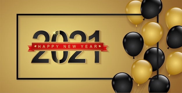 2021 Happy New Year greeting