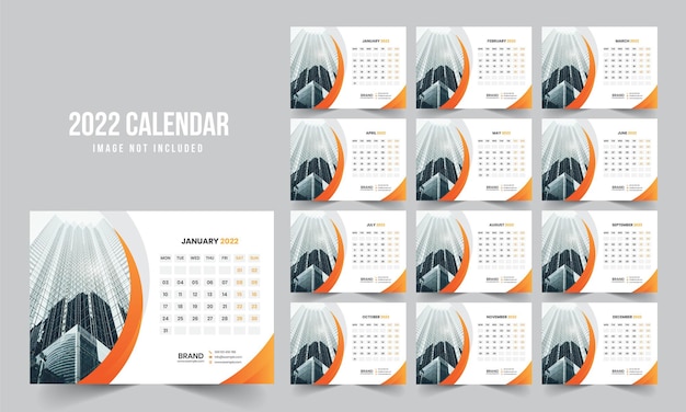 2022 desk calendar