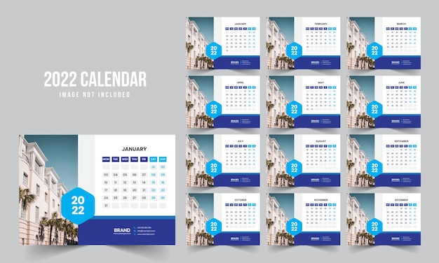 Calendario da tavolo 2022