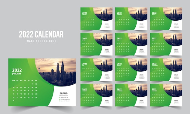 2022 desk calendar