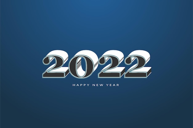 2022 happy new year background