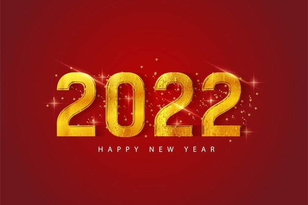 Sfondo di felice anno nuovo 2022