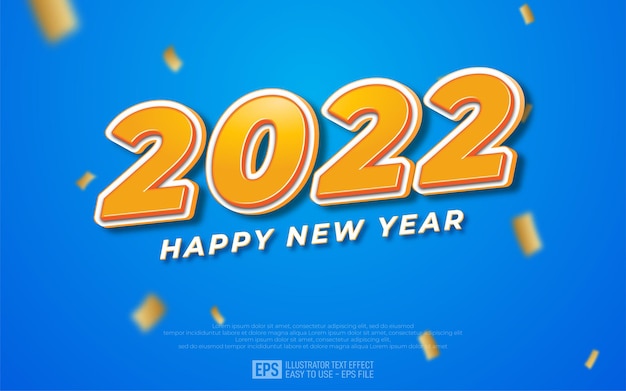 2022 happy new year fresh design banner