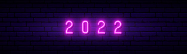 2022 neon sign