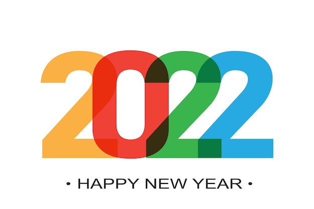 2022 new year background. festive premium design template