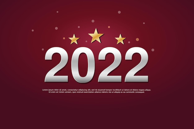 2022 new year background illustration