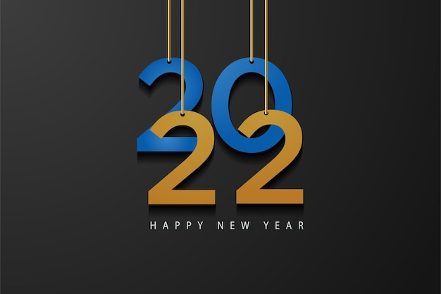 2022 new year background