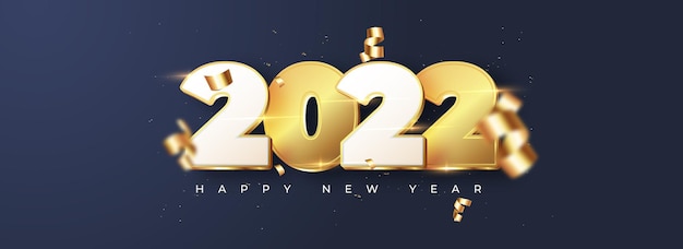 Vector 2022 new year celebration