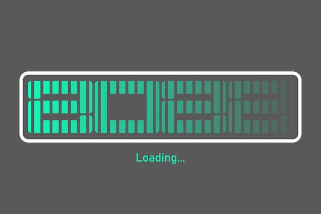 Vector 2022 new year loading progress bar concept cover background