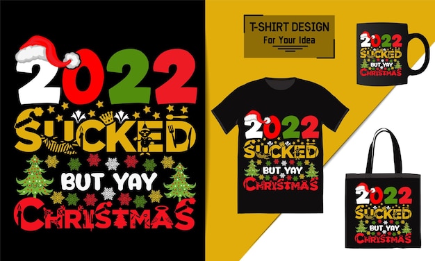 2022吸われたが、今はクリスマスtシャツマグカップとより多くのデザインクリスマスデーサンタtシャツデザイン