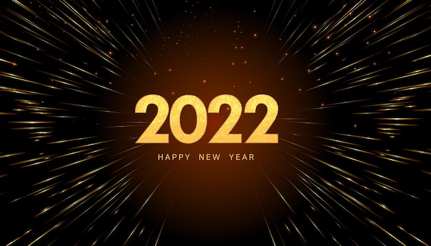Vector 2022 yearend event card background