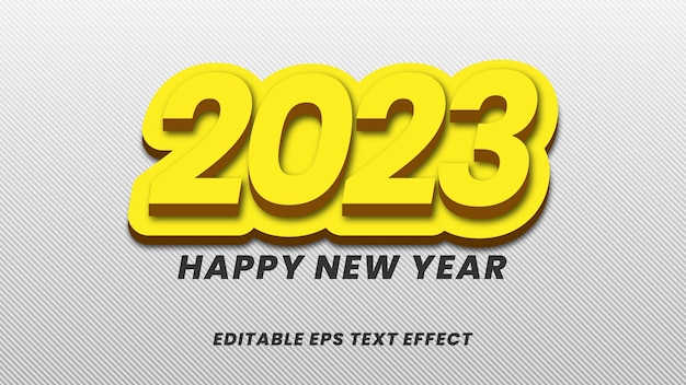 2023 3d editable text effect stylist design