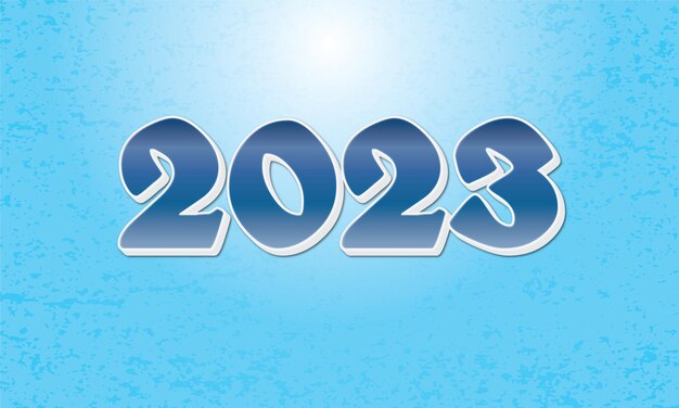 2023 3d テキスト効果完全に編集可能なデザイン