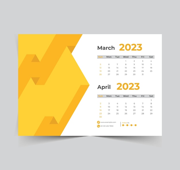 2023 calendar happy new year design