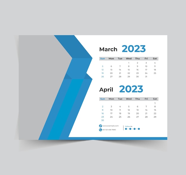 2023 calendar happy new year design