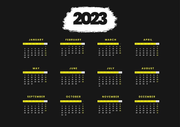 2023 Calendar Illustration