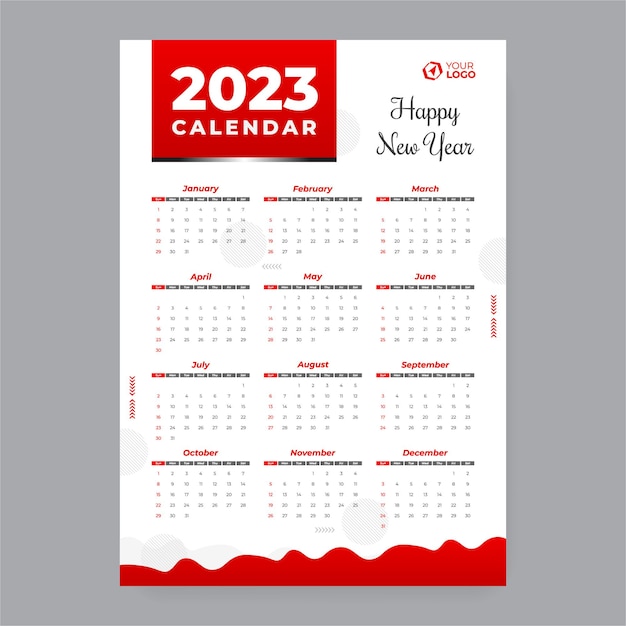 2023 Calendar Template