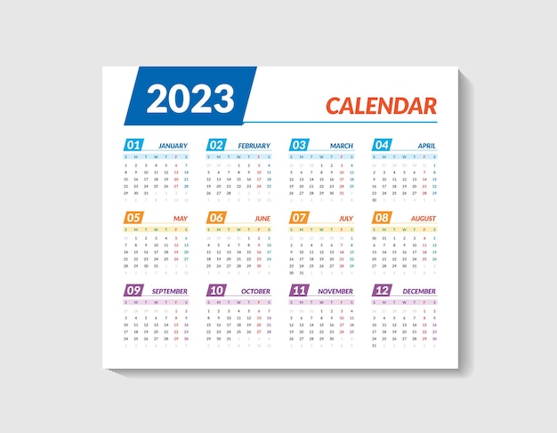 2023 Calendar Template