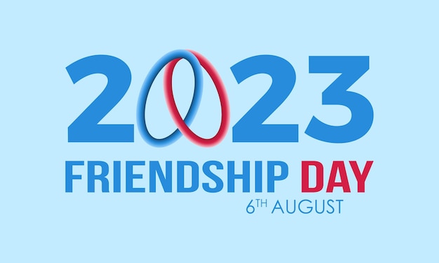 2023 concept friendship day vector design illustration friendship celebration concept for happiness relationship or youth diversity