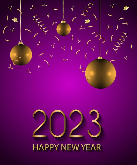 2023 Gelukkig Nieuwjaar achtergrond