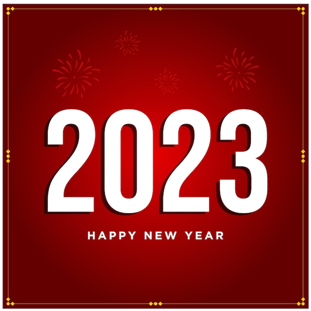 2023 Gelukkig Nieuwjaar Banner Achtergrond, 2023, Nieuwjaar, Achtergrond