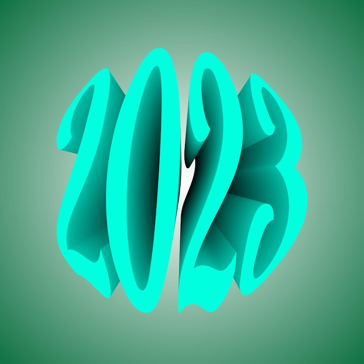 Vector 2023 gelukkig nieuwjaar ontwerp, 2023 gelukkig nieuwjaar belettering op achtergrond vectorillustratie.