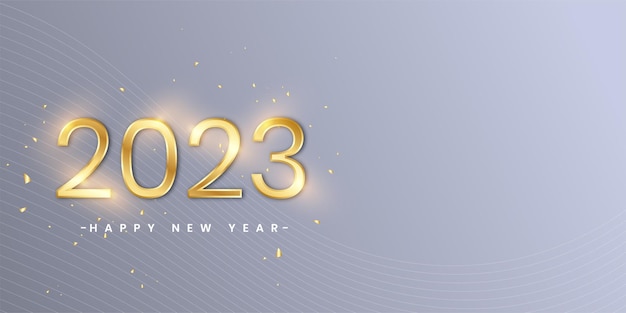 2023 gouden voor nieuwjaar