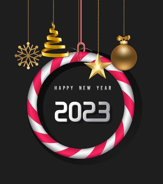 2023 felice anno nuovo 2023 sfondo