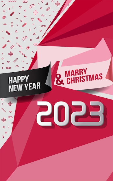 2023 felice anno nuovo 2023 sfondo