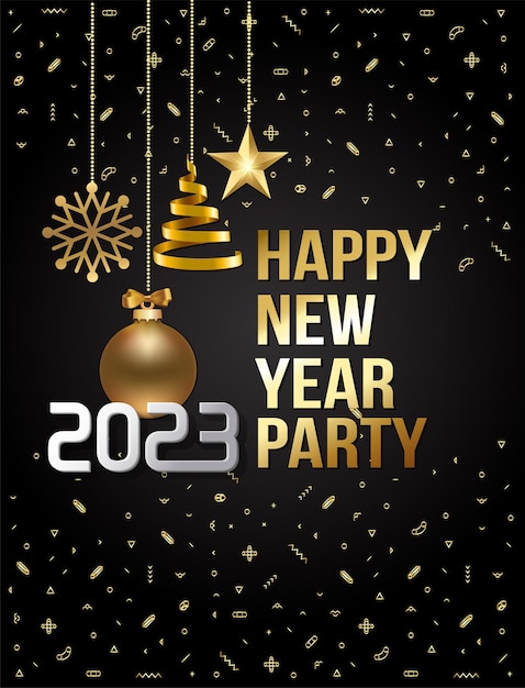 2023 happy new year 2023 background