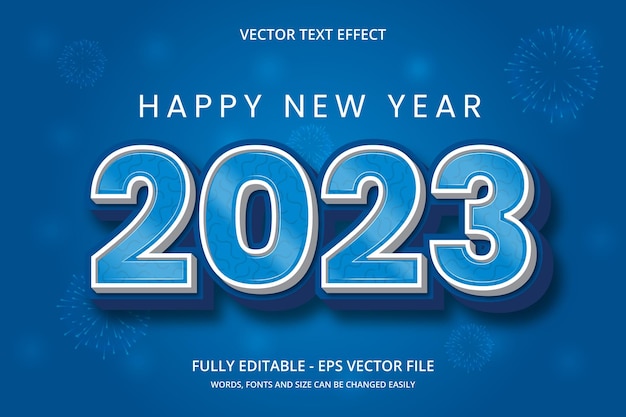 2023 happy new year background design. greeting card, banner, poster. vector illustration