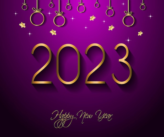 2023 Happy New Year background for your seasonal invitations, festive posters, greetings cards