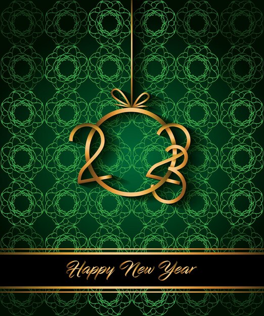 2023 happy new year background for your seasonal invitations, festive posters, greetings cards