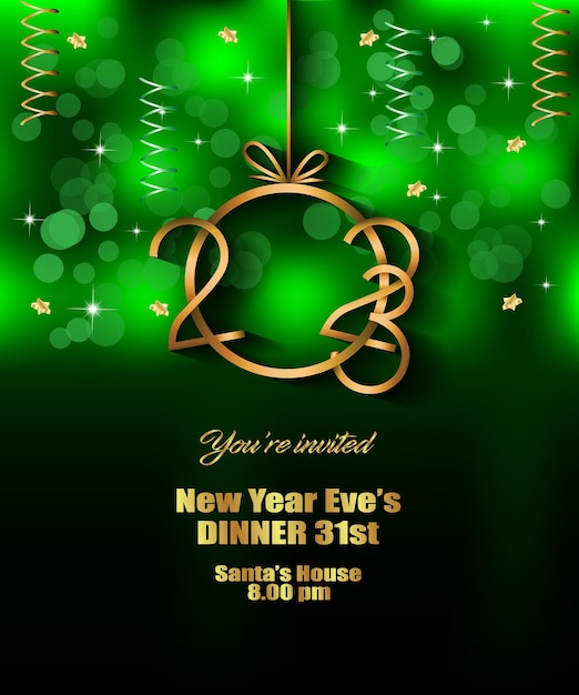 Vector 2023 happy new year background for your seasonal invitations, festive posters, greetings cards