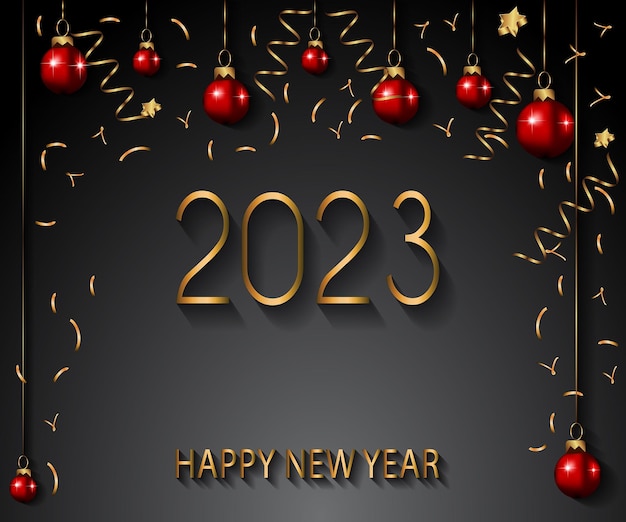 Vector 2023 happy new year background for your seasonal invitations, festive posters, greetings cards