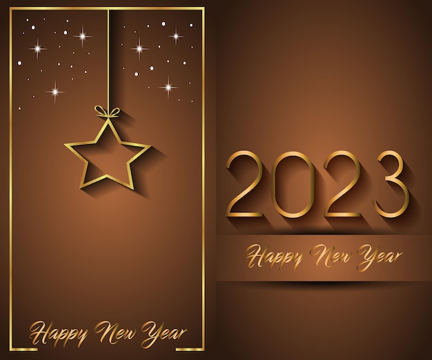 2023 Happy New Year background for your seasonal invitations festive posters greetings cards