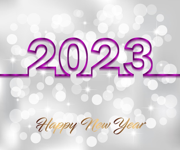 2023 Happy New Year background