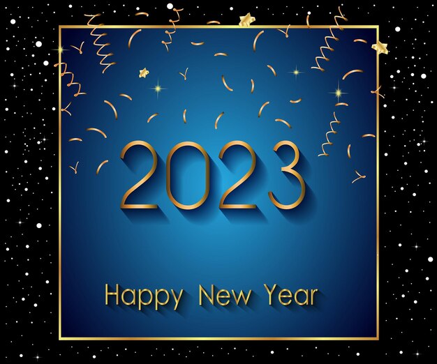 2023 Happy New Year background