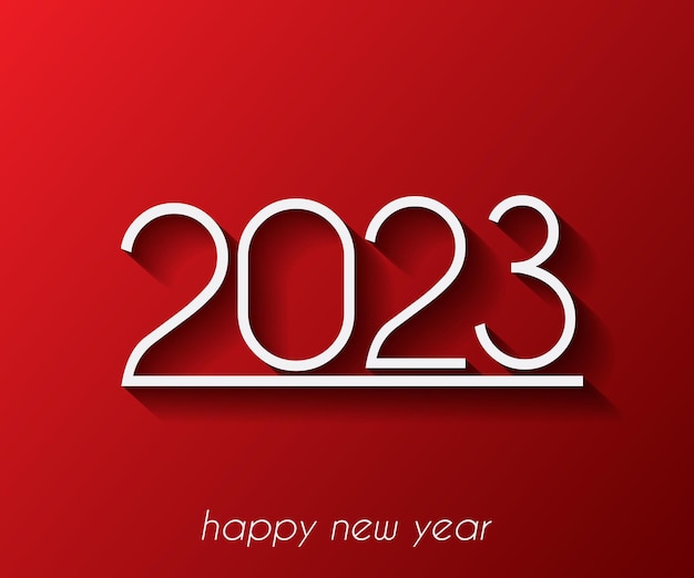 Sfondo di felice anno nuovo 2023