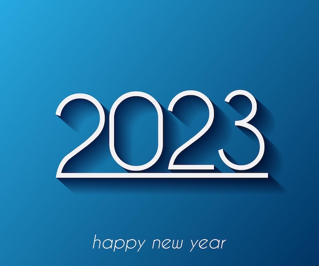 Sfondo di felice anno nuovo 2023