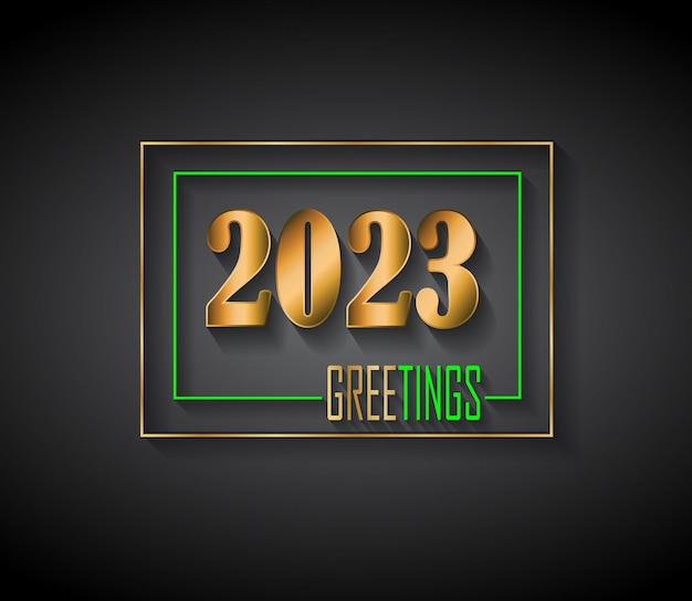 2023 Happy New Year background