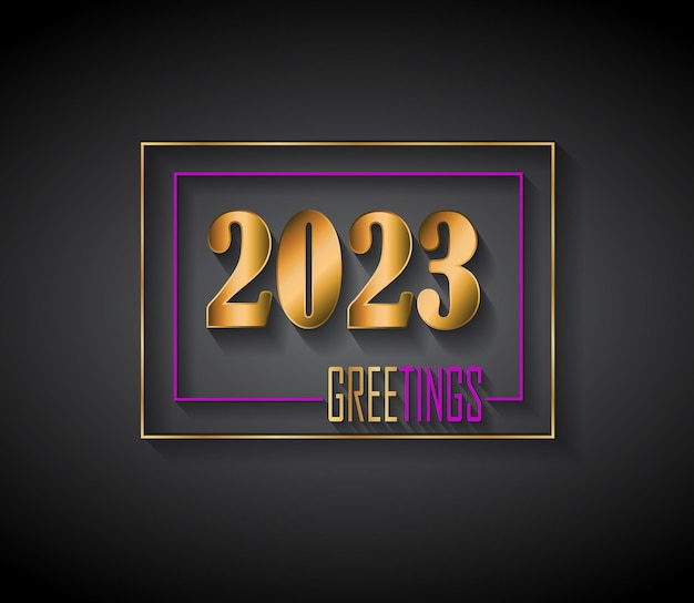 2023 Happy New Year background