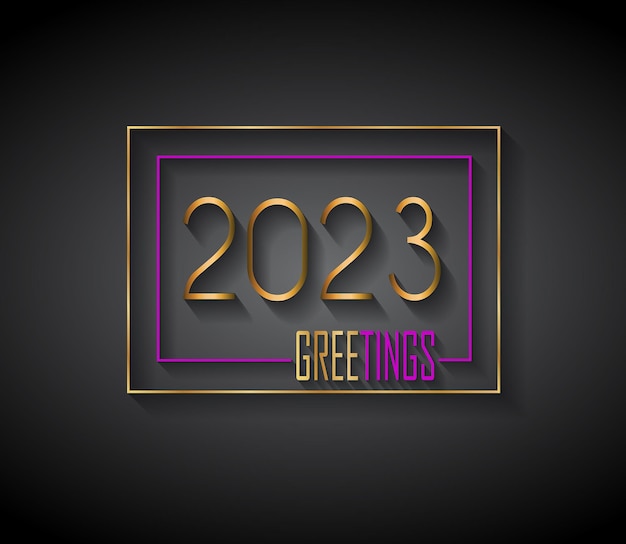 2023 happy new year background