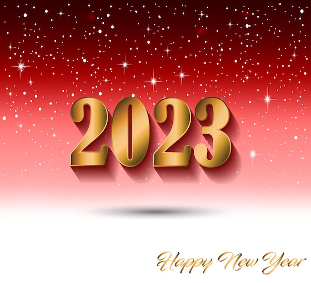 2023 Happy New Year background