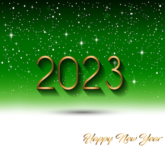 Sfondo di felice anno nuovo 2023