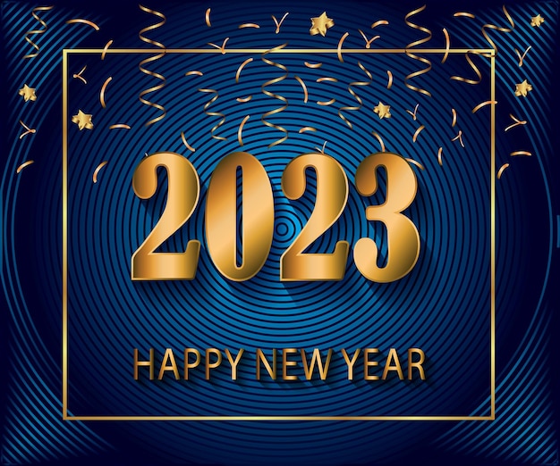 2023 Happy New Year background